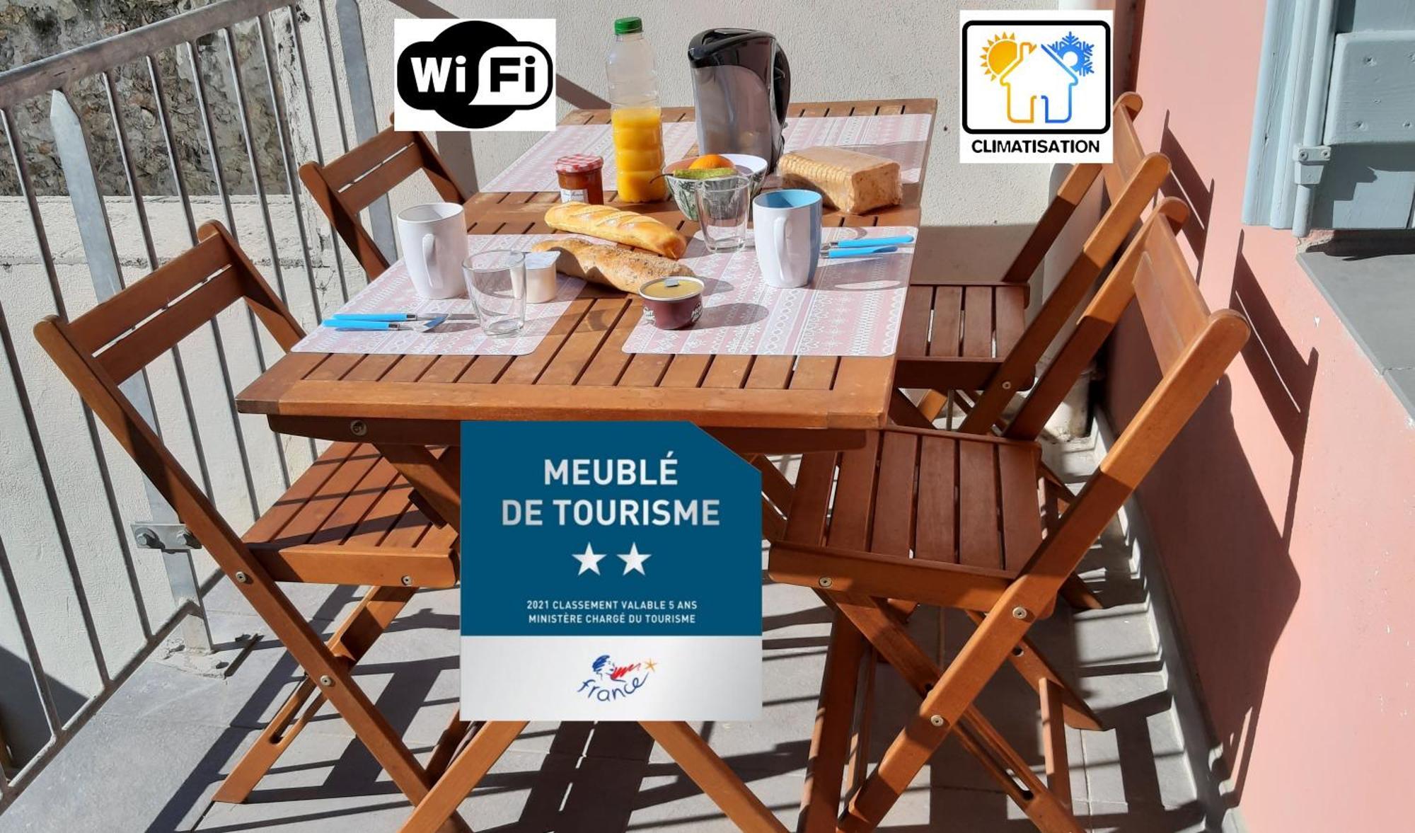 O Coeur De Sete - T2 Climatise Avec Terrasse - 2 ** Daire Dış mekan fotoğraf